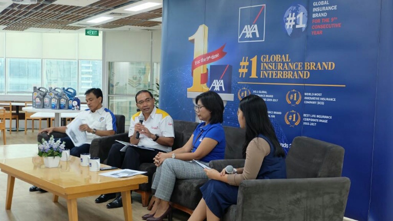AXA Financial-Shell Indonesia Luncurkan Program Mudik Aman