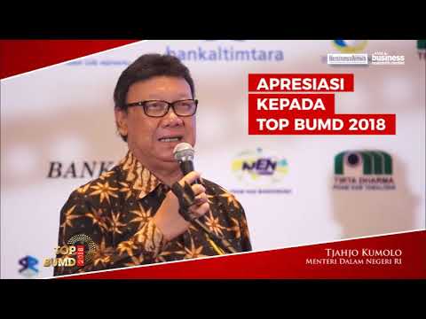 Mendagri Tjahjo Kumolo: TOP BUMD, Role Model untuk Pengembangan BUMD dan ekonomi