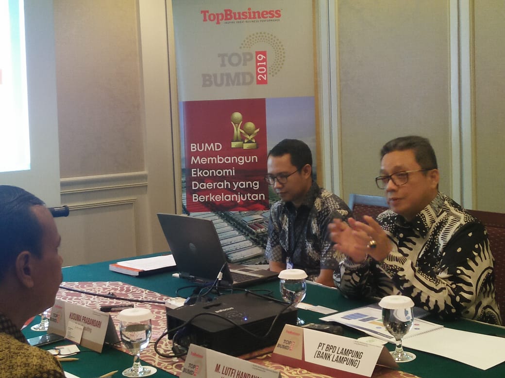 Bank Lampung Ikuti Penjurian Top BUMD 2019