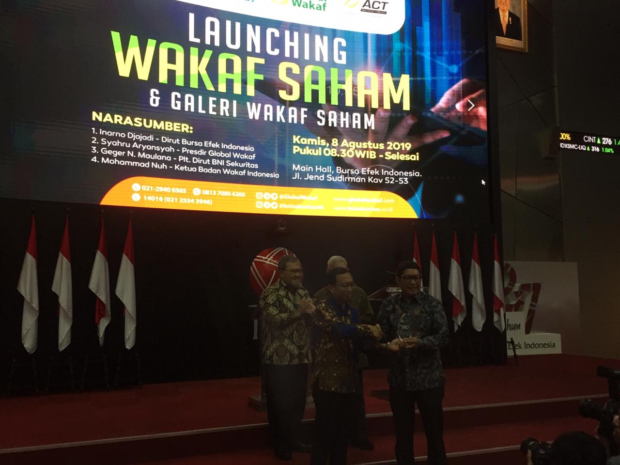 BNI Sekuritas Rilis Layanan Wakaf Saham