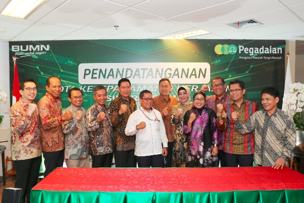 BRI-Pegadaian Kerja Sama Pengembangan Jaringan