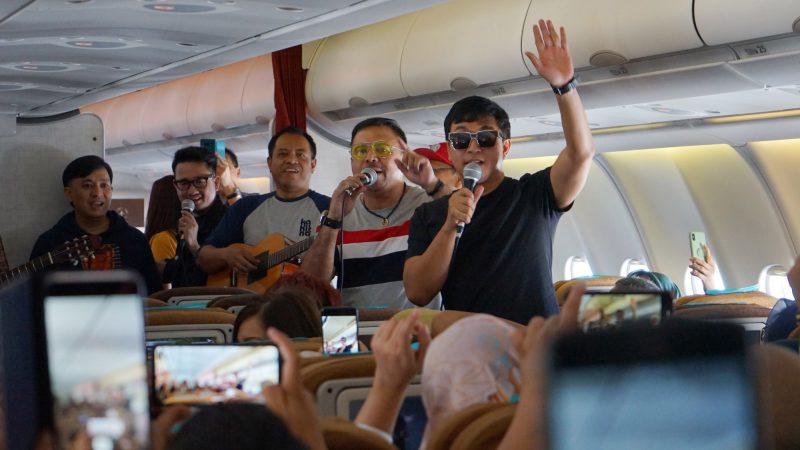 #GIAcoustic, Penerbangan Khusus Garuda ke YIA