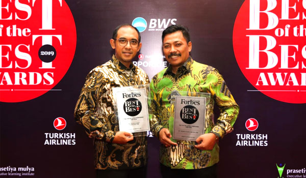 WIKA dan WTON Raih Penghargaan Forbes