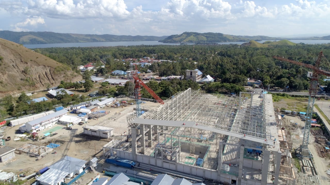 WSKT Yakin Proyek Arena Aquatic Papua  Rampung Tepat Waktu