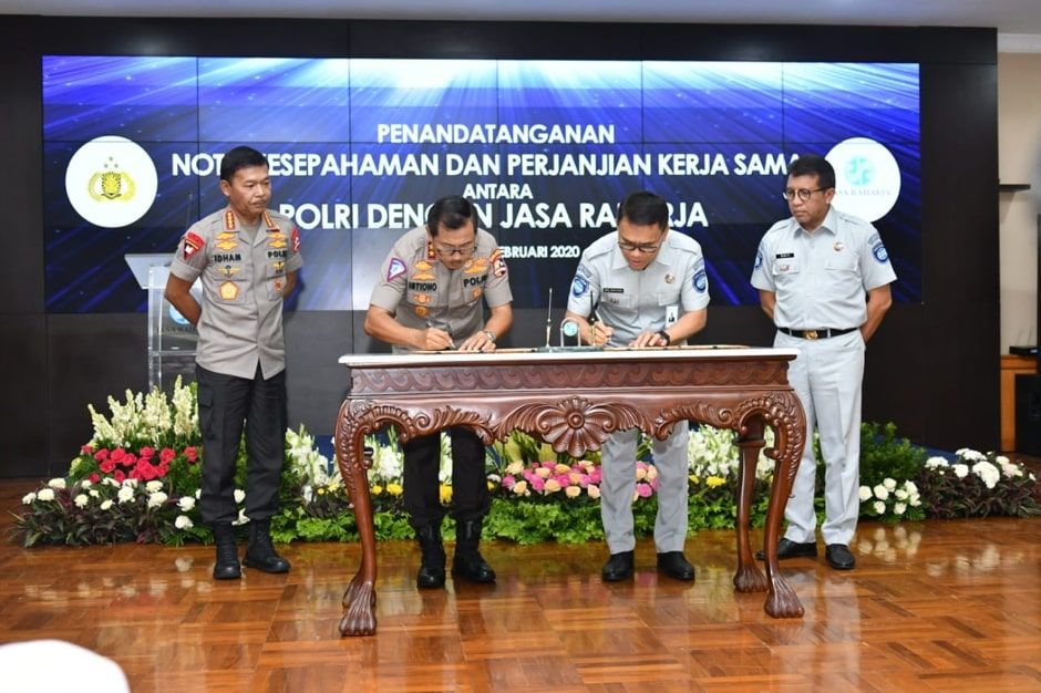 Jasa Raharja Bersinergi dengan Polri