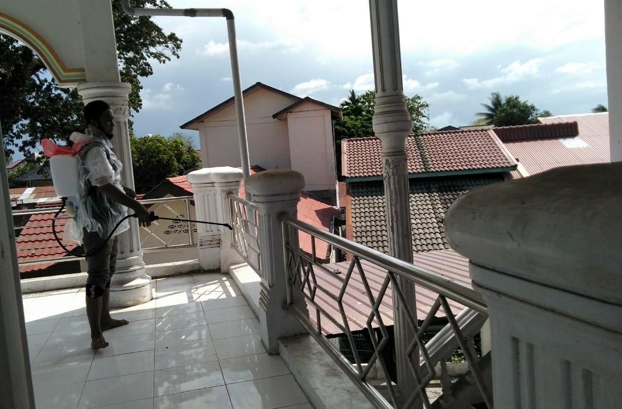 Ratusan Liter Disinfektan Digelontorkan Pertamina di Semarang