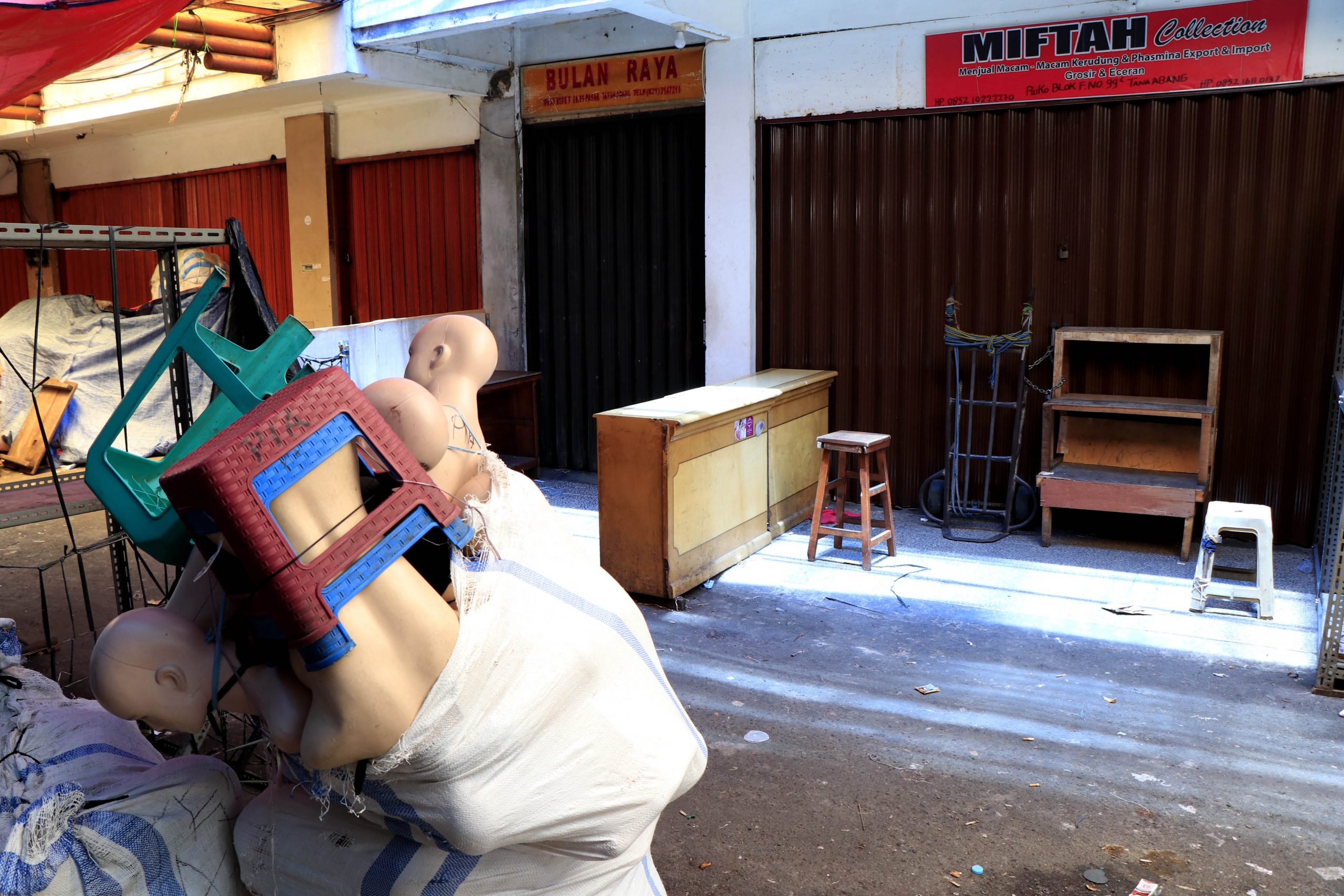 FOTO – Pasar Tanah Abang Ditaksir Rugi Rp 400 Miliar/Hari