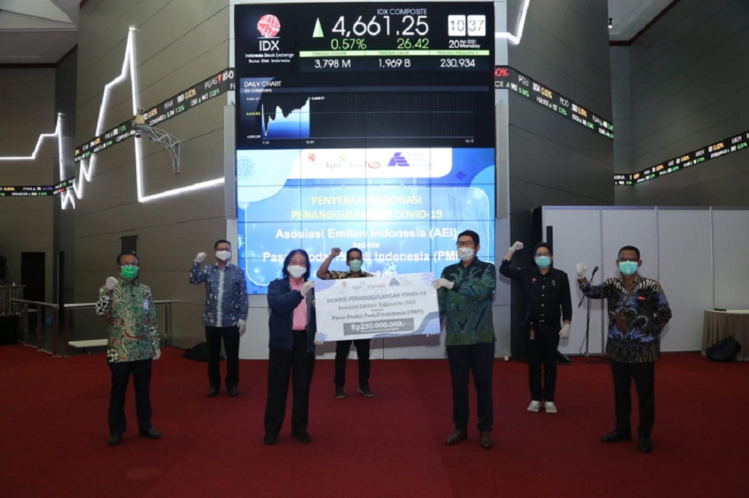 Asosiasi Emiten Beri Donasi Lawan Covid-19