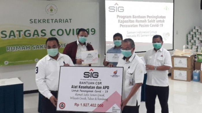 SIG Beri Bantuan Alkes dan APD ke RSSG Senilai Rp1,93 M