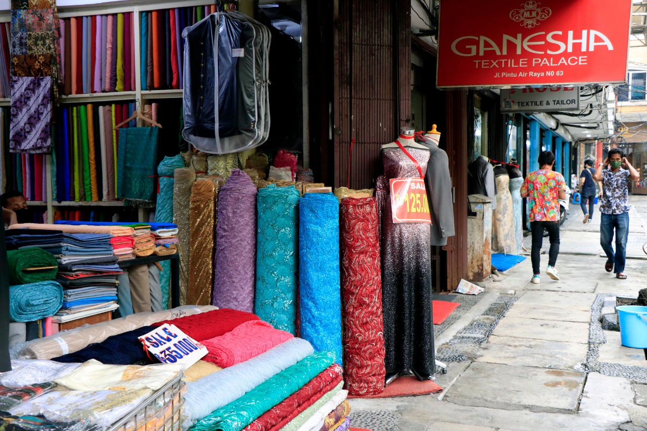 FOTO – Bisnis Tekstil Terdampak Covid-19