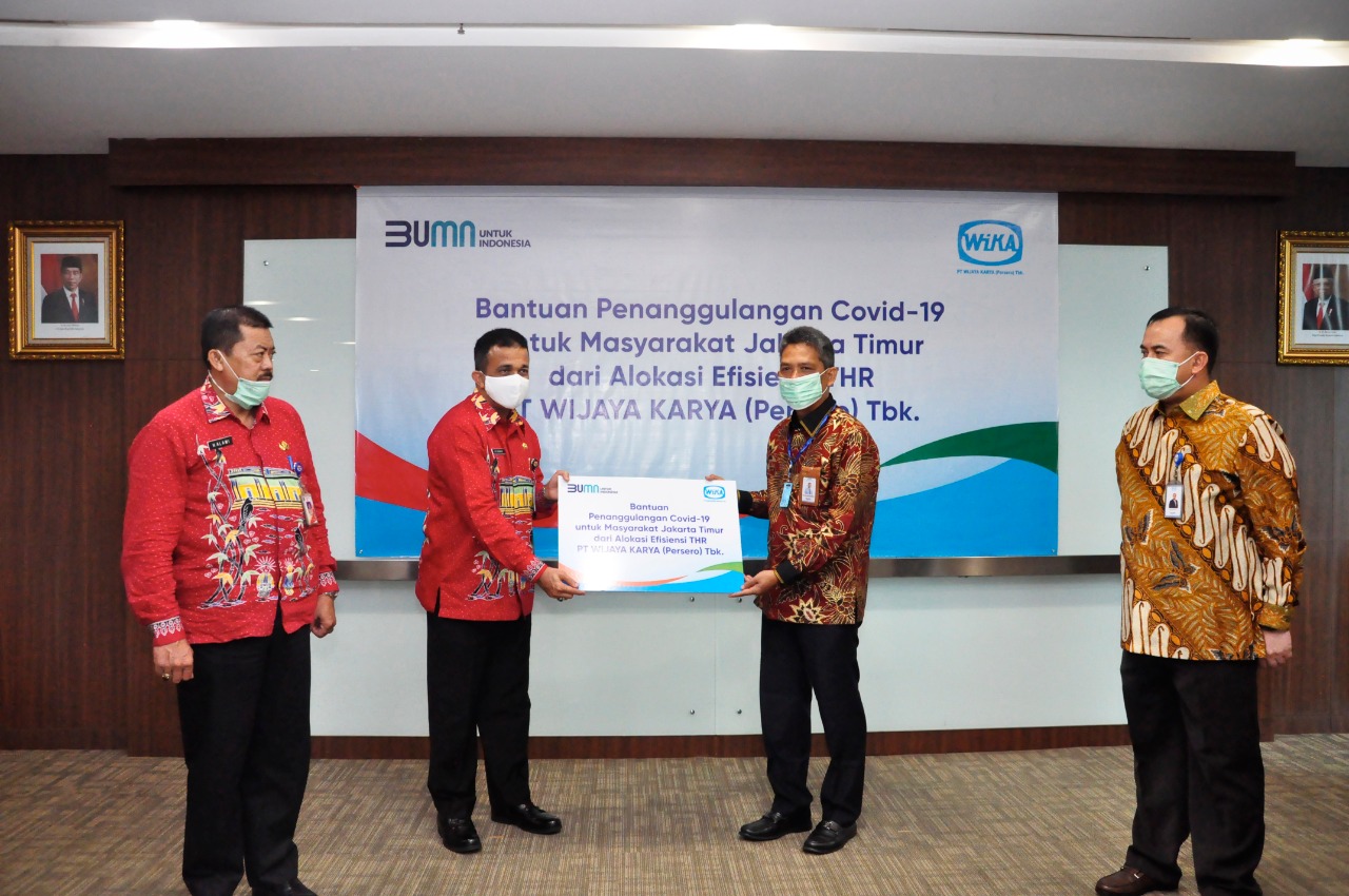 Direksi dan Komisaris WIKA Sisihkan THR untuk Penanggulangan Covid-19