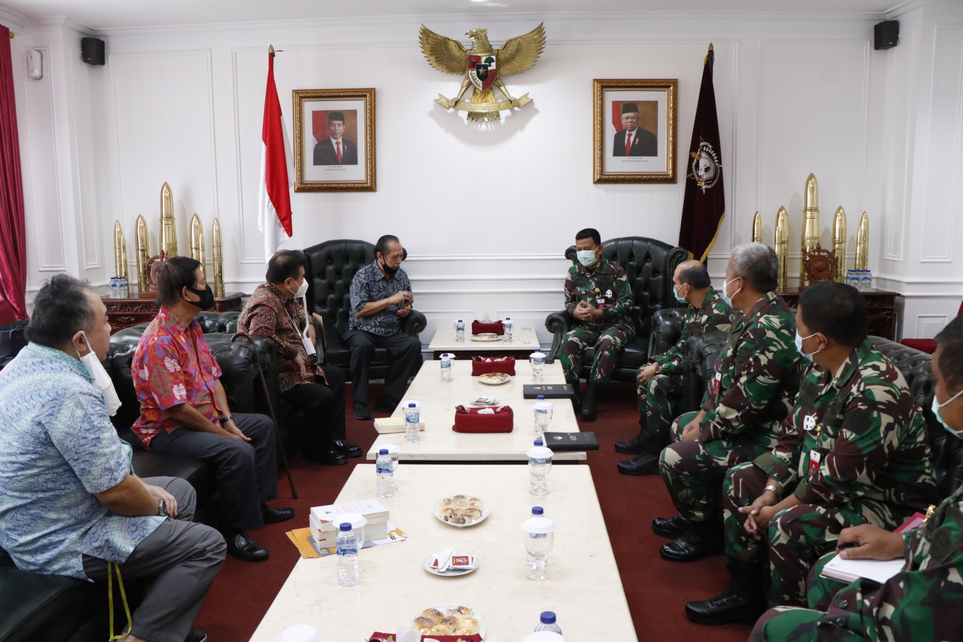 FOTO – LKN Audiensi dengan Rektor Universitas Pertahanan