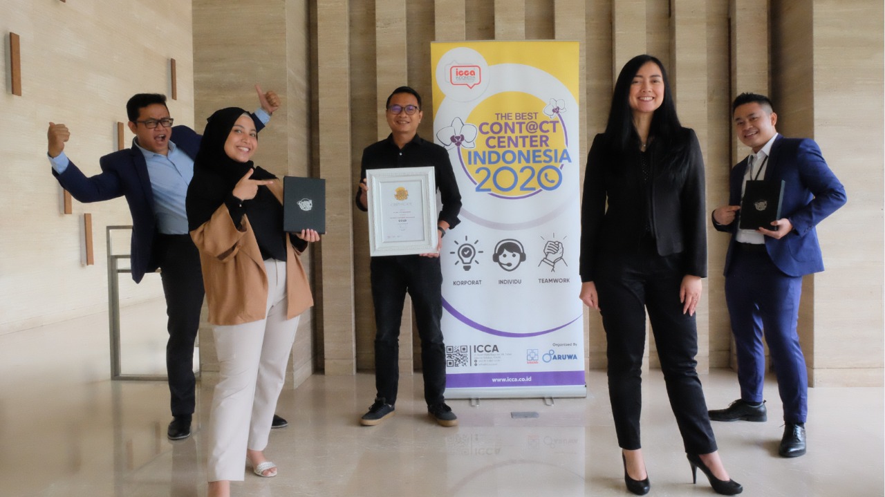 BNI Life Raih Tiga Penghargaan The Best Contact Center Indonesia 2020