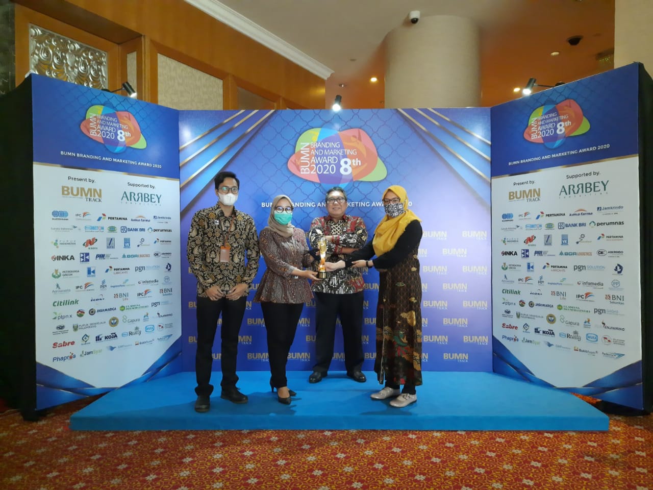 Indra Karya Raih Penghargaan Creative Digital Media di BUMN Branding & Marketing Award 2020