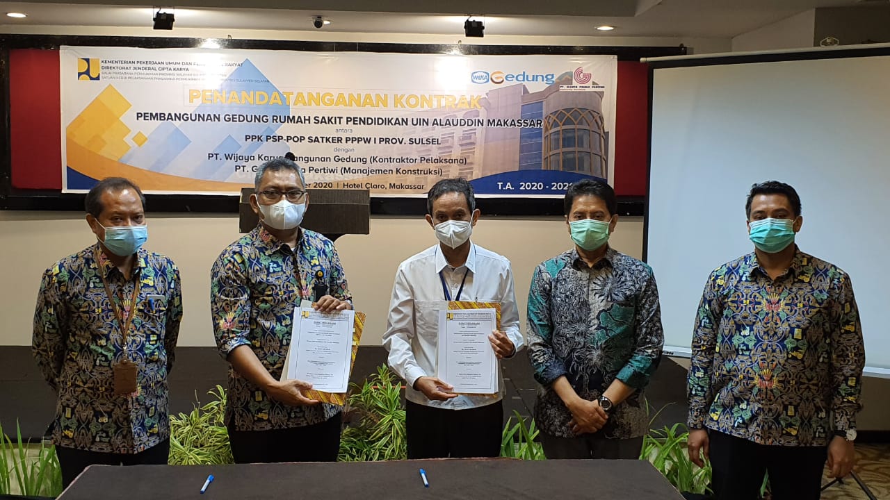 WEGE Kantongi Kontrak Pekerjaan RS UIN Alauddin Makassar