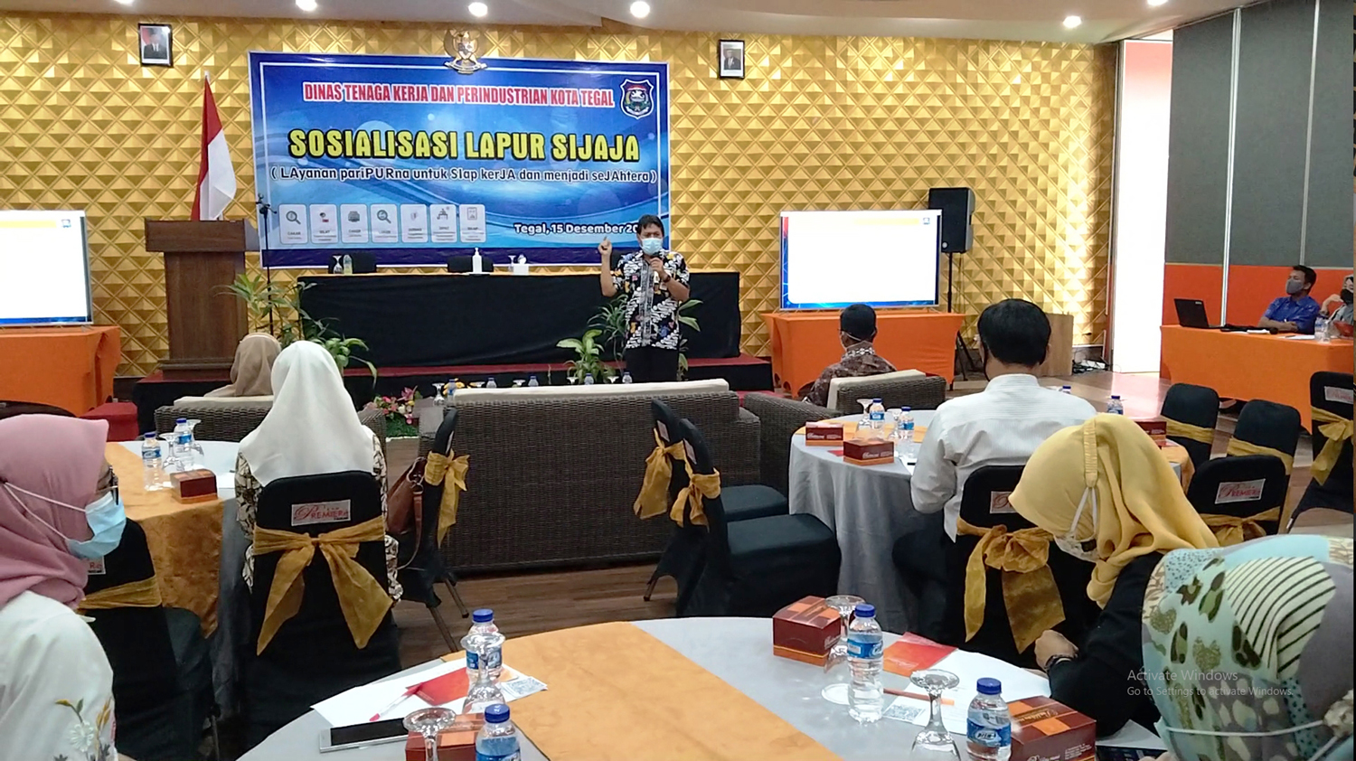 Disnakerin Kota Tegal Sosialisasikan Lapur Sijaja