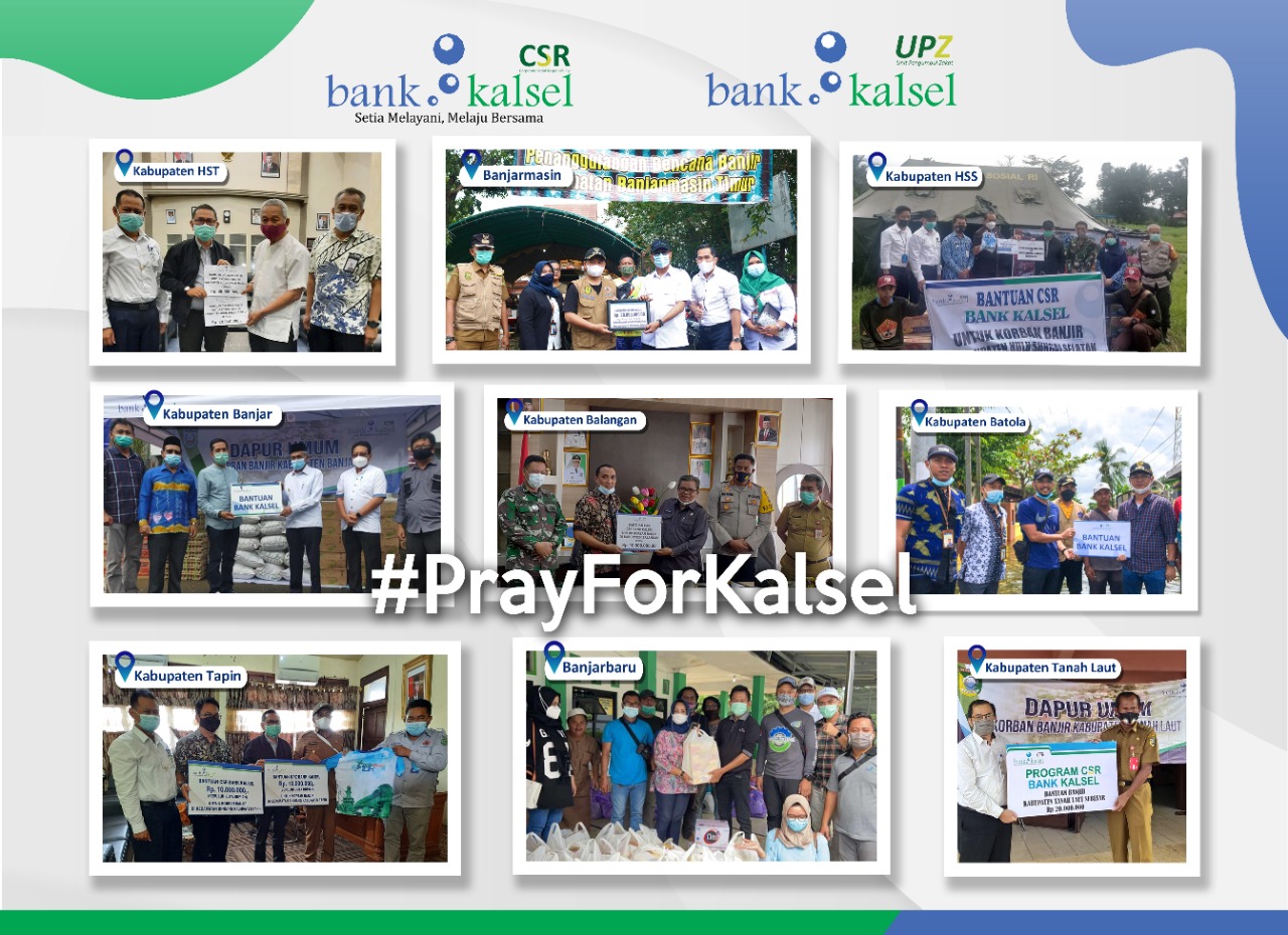 Bank Kalsel Beri Donasi ke Korban Banjir Kalsel