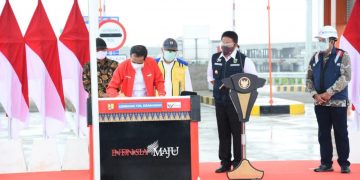 Presiden Jokowi Resmikan Jalan Tol Kayu Agung-Palembang
