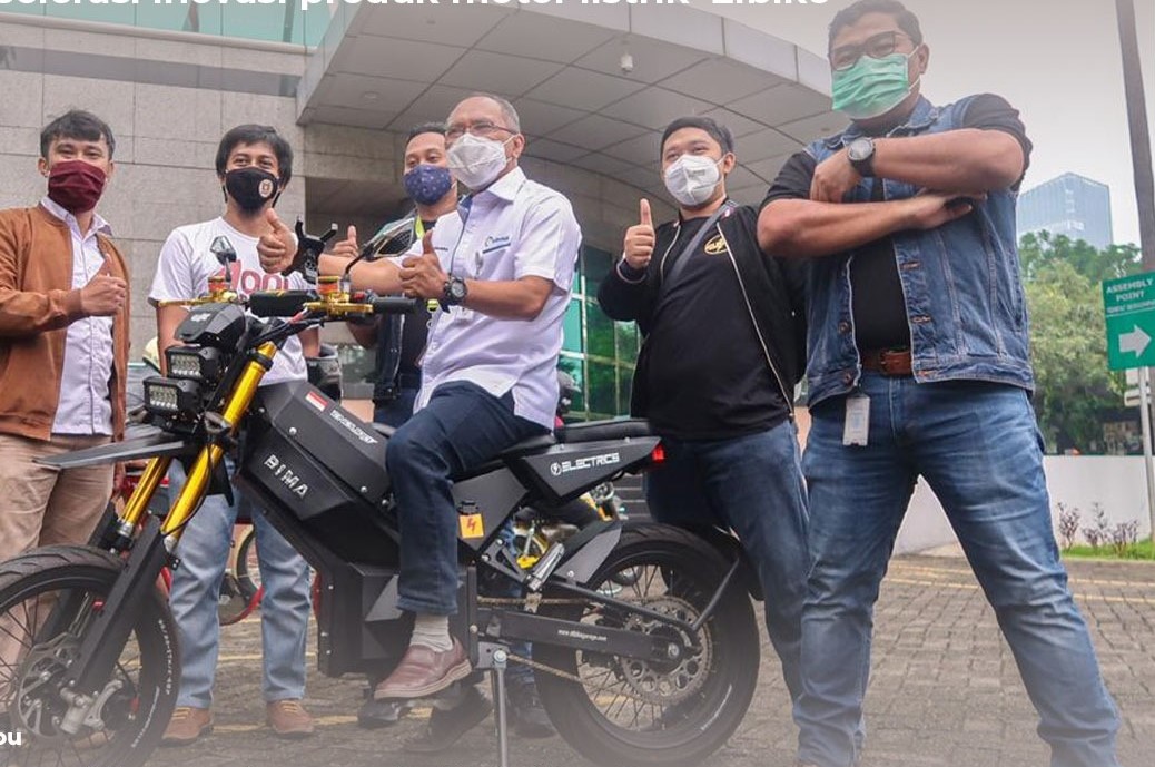 Ini Motor Listrik Elnusa, Bisa 100 Km/Jam!