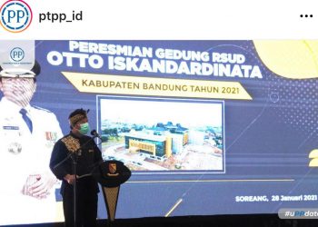 Diresmikan Bupati Bandung, RSUD Otista Karya PTPP Mulai Beroperasi