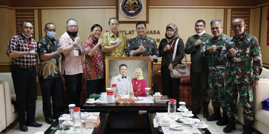 LKN Audiensi dengan Kapusdiklat Bahasa Badiklat Kemhan