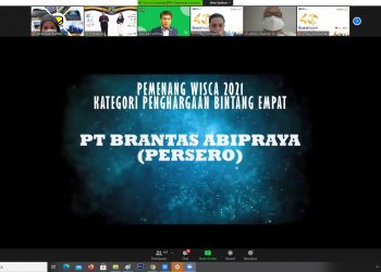 Brantas Abipraya Raih Penghargaan K3L Tingkat Dunia