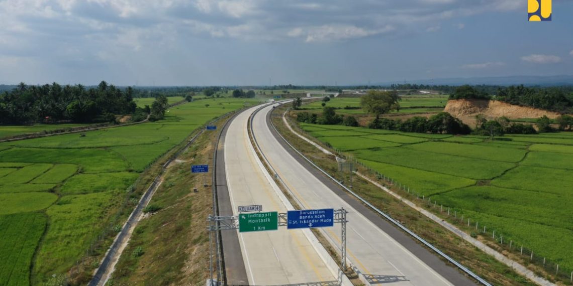 Jalan Tol Banda Aceh-Sigli Seksi 3 Sepanjang 16 Km Siap  Operasi