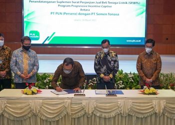 Manfaatkan Listrik, Semen Tonasa dan PLN Teken SPJBTL