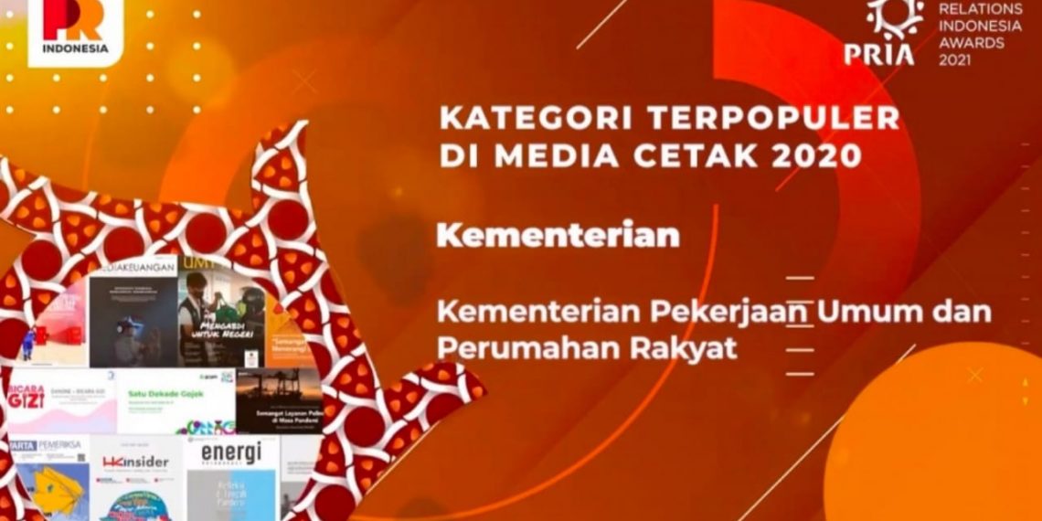 PUPR Raih penghargaan PR Indonesia Award 2021