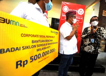 Kucurkan Dana Senilai Rp500 Juta, Bukti BTN Peduli Korban Bencana di NTT