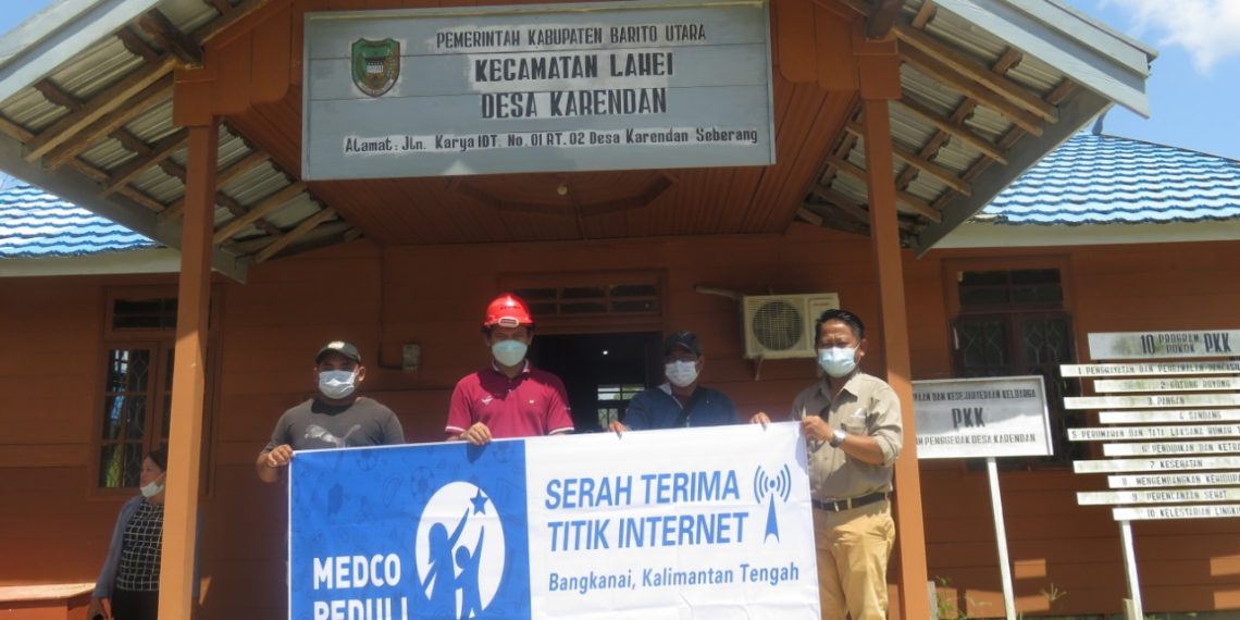 Medco Bangun Jaringan Internet, Siswa Terbantu Ikuti PJJ di Barito Utara