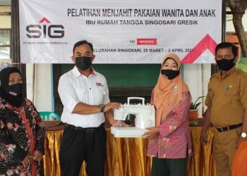 Di Dua Kota Ini, SIG Gelar Pelatihan Menjahit dan Beternak ke UMKM dan Ibu-ibu PKK