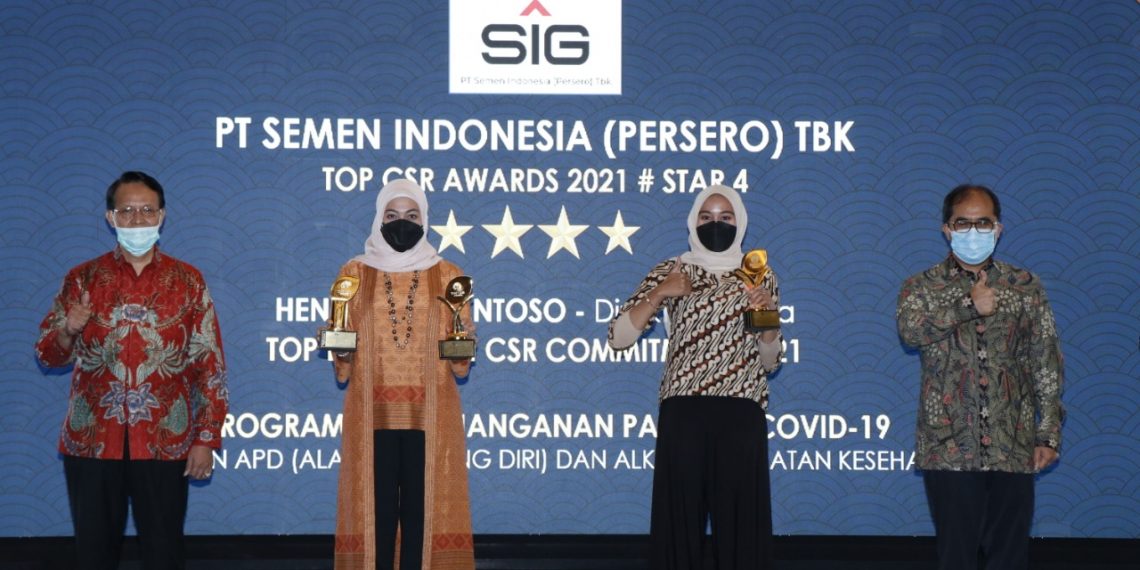 Raih Tiga Penghargaan di TOP CSR Awards 2021, Ini Kata Dirut SIG
