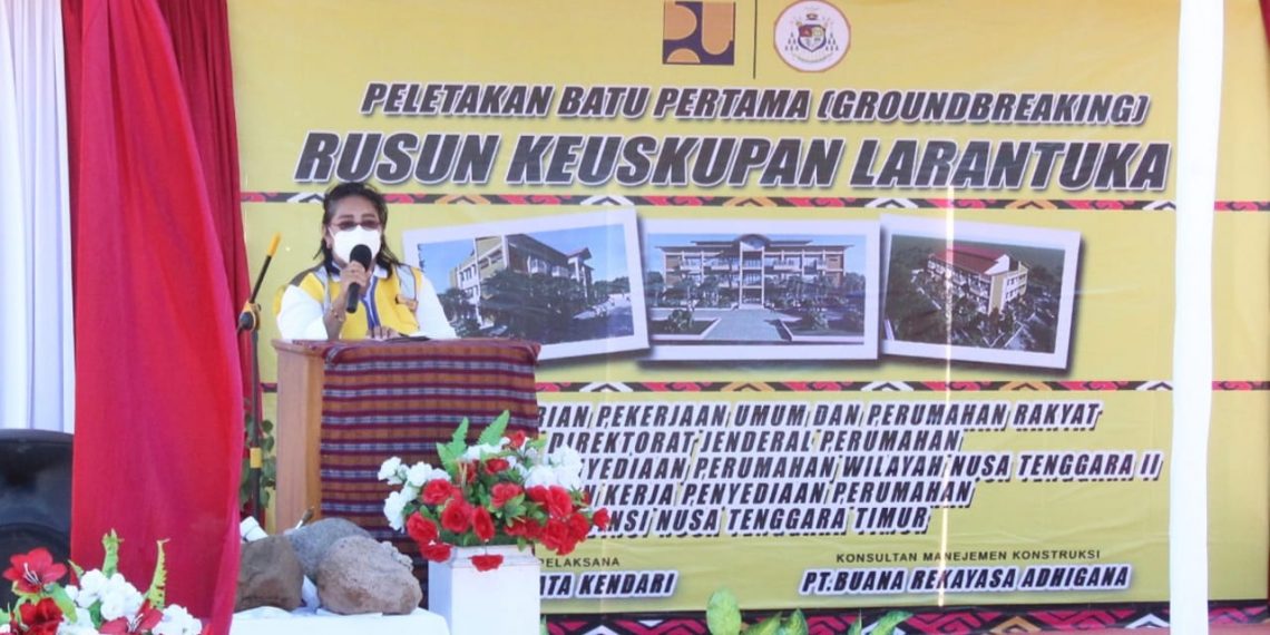 Pembangunan Rusun Keuskupan Larantuka di NTT