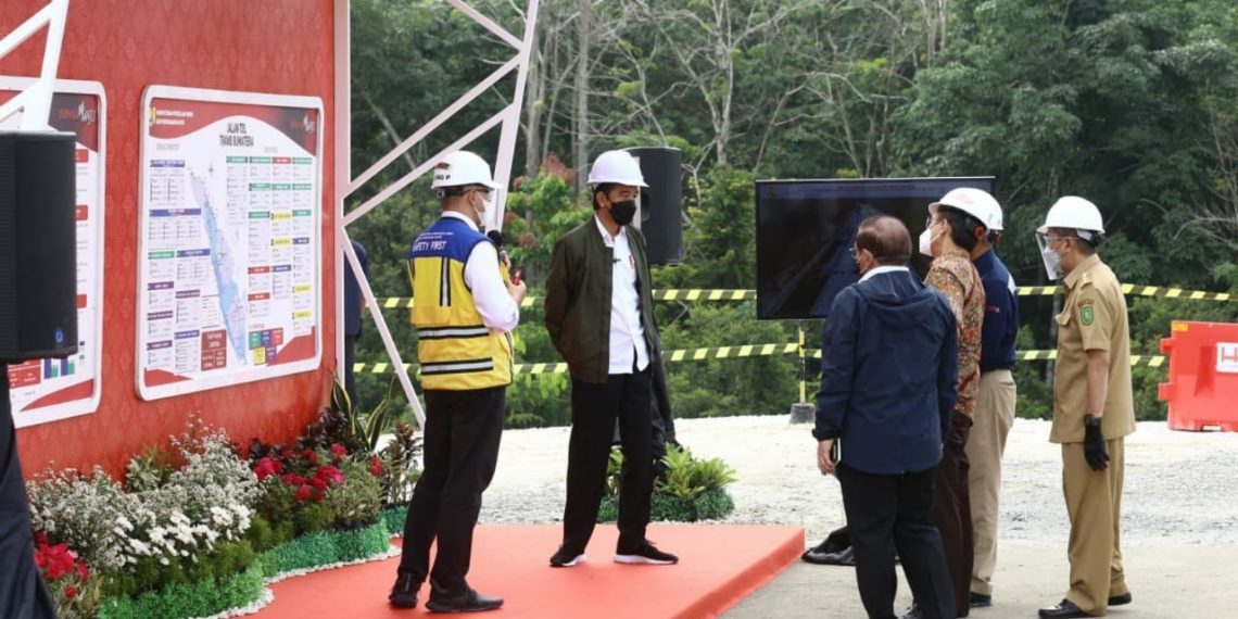 Presiden RI Jokowi  Tinjau Pembangunan Tol Pekanbaru – Bangkinang