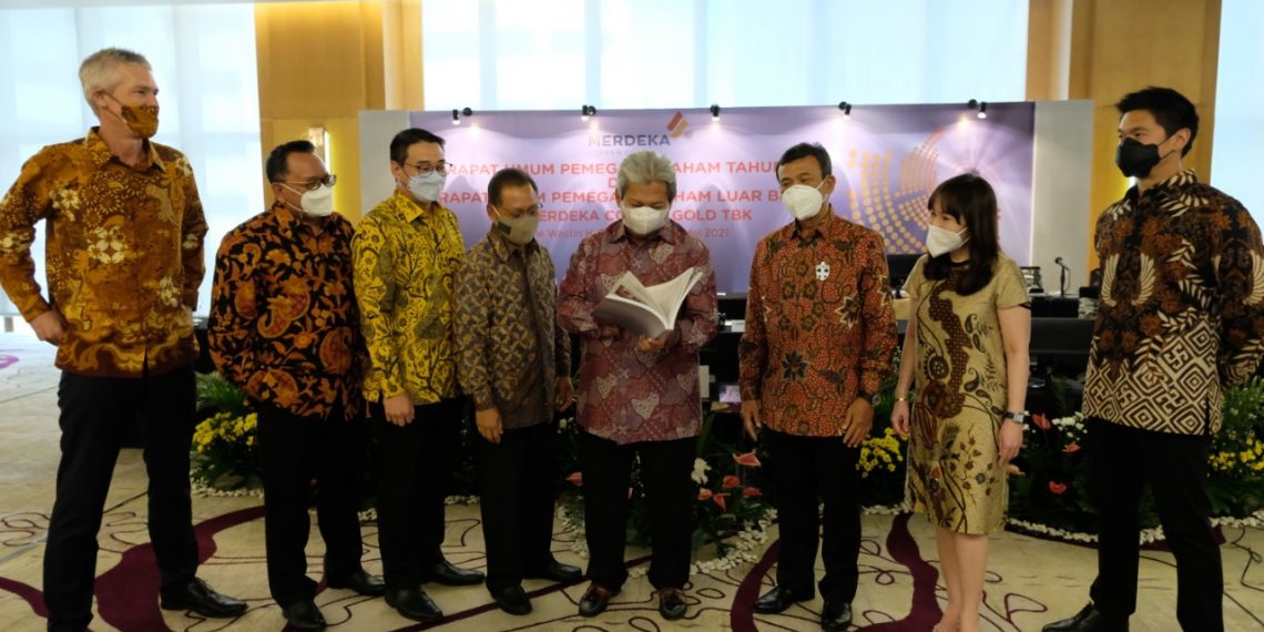 Gelar RUPS, Pemegang Saham MDKA Setuju Buyback Saham