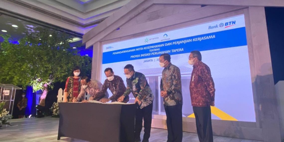 Permudah Masyarakat Miliki Rumah, Tapera, BTN, dan Perumnas Resmi Kolaborasi