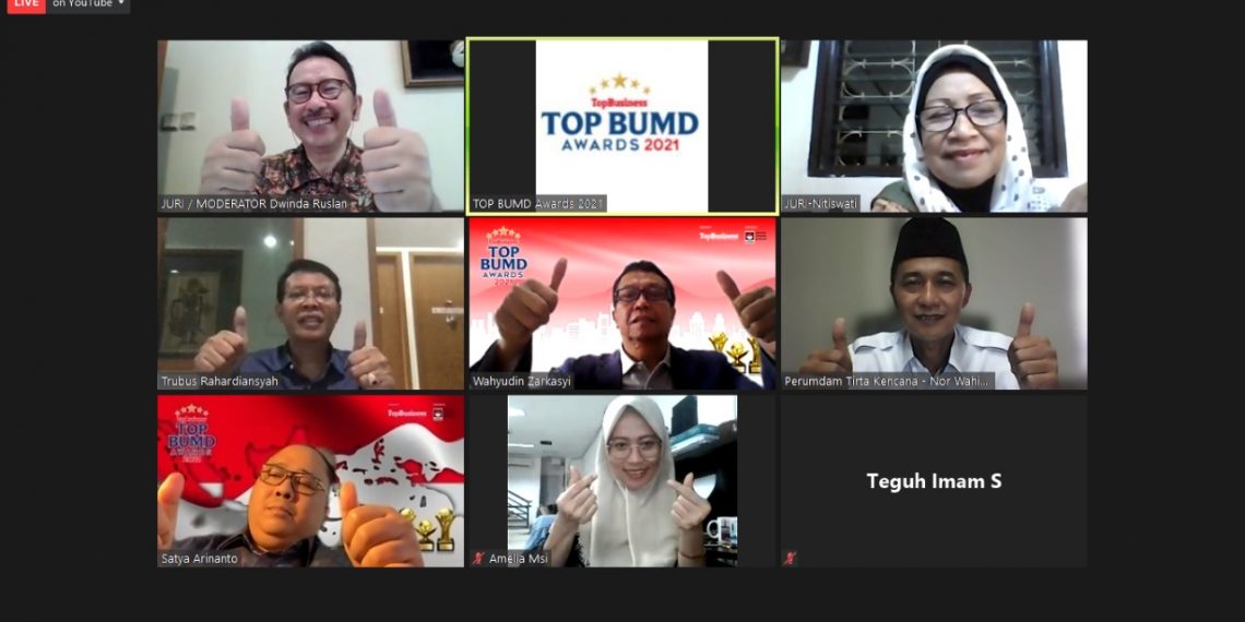Patut Diacungi Jempol, Perumdam Tirta Kencana Kota Samarinda Kembali Jadi Finalis TOP BUMD Awards 2021