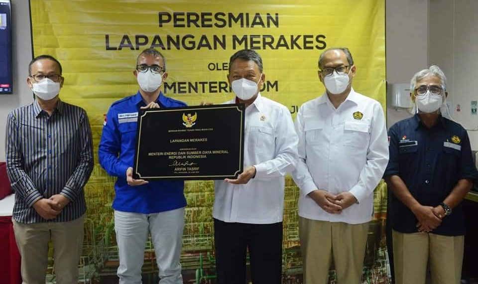 Menteri ESDM Meresmikan Operasional Proyek Merakes Senilai US$1,3 Miliar