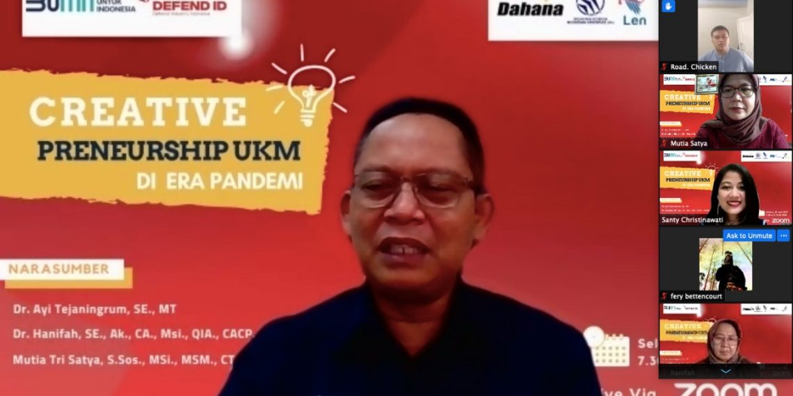 BUMN Industri Pertahanan Gelar Pelatihan Creative Preneurship UKM di Era Pandemi