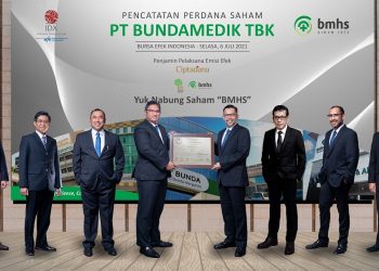 Resmi Tercatat di BEI, PT Bundamedik Tbk Kantongi Dana Rp232 Miliar