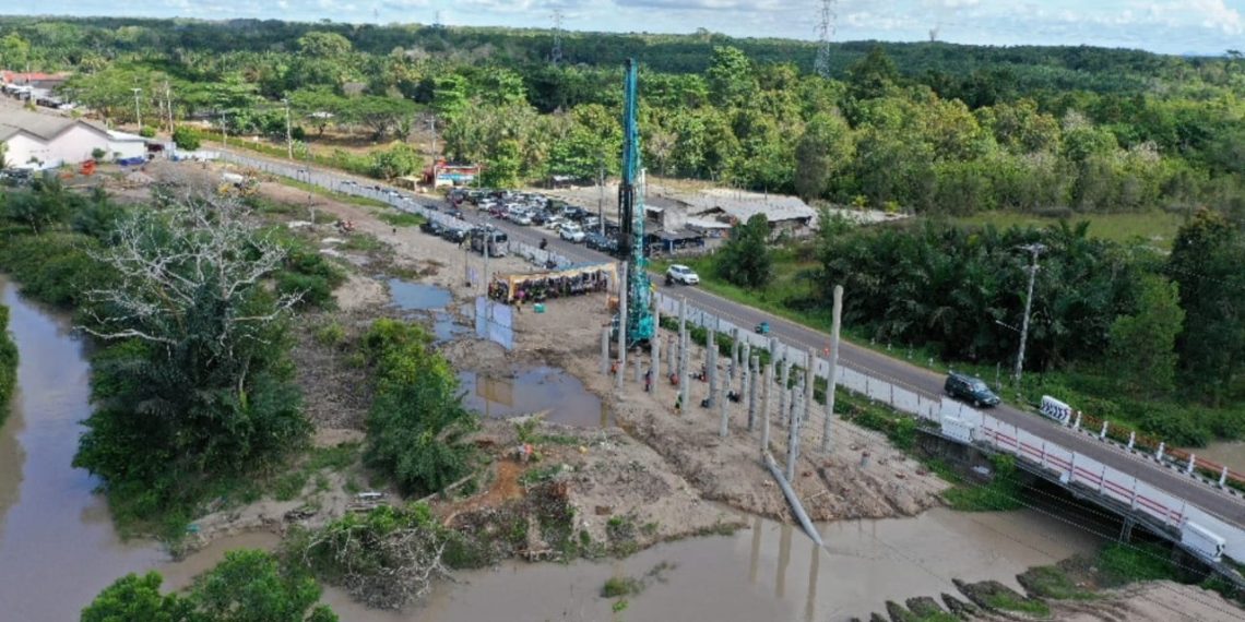 Kementerian PUPR Bangun Jembatan Nibung di Bangka Tengah