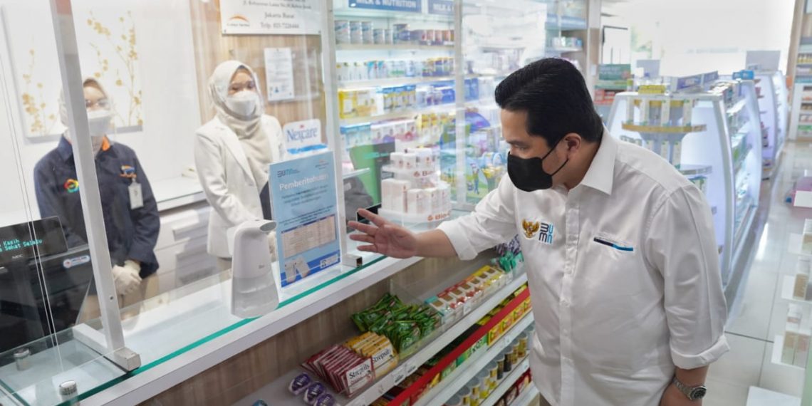 Menteri BUMN Kecam Obat Harga Mahal dan Pastikan Harga Terjangkau sesuai HET