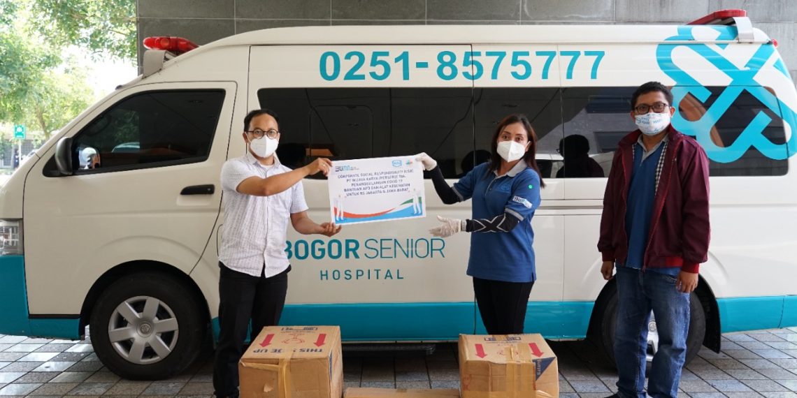 WIKA Reaksi Cepat Salurkan 1.145 APD bagi Rumah Sakit di Jabodetabek
