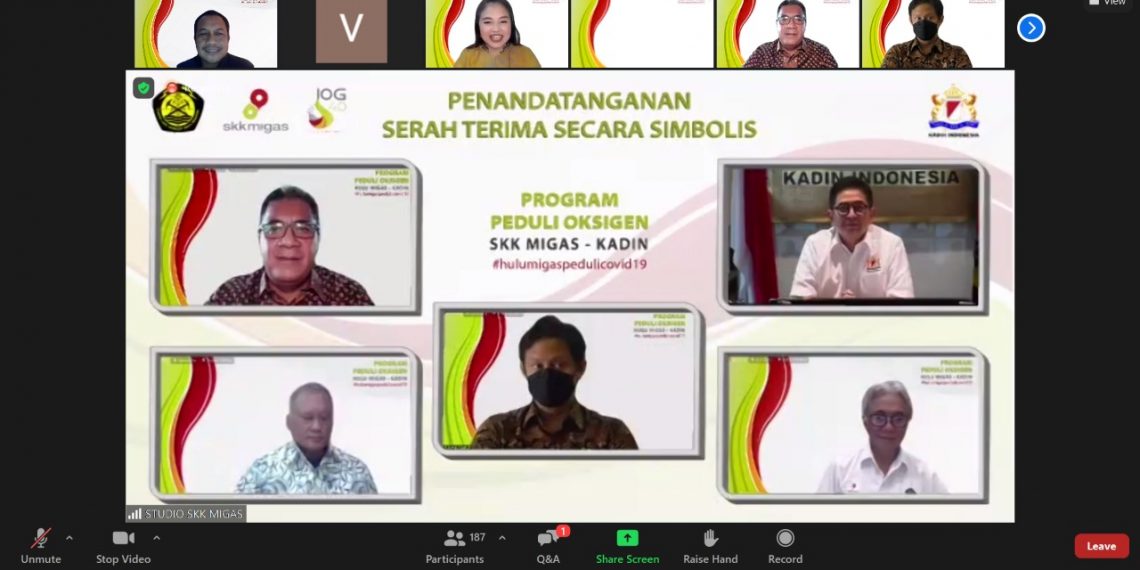 Hulu Migas – Kadin Indonesia Bersinergi Siapkan Oksigen Untuk Penanggulangan Covid-19