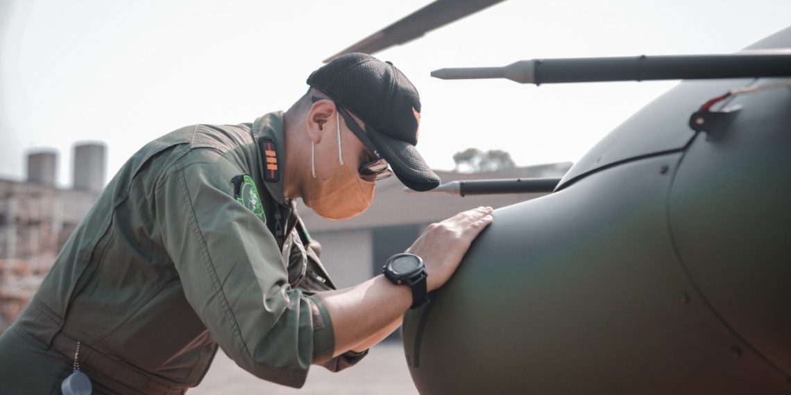 PTDI Kembali Lakukan Ferry Flight 2 Unit Helikopter BELL 412EPI Pesanan Kemhan RI untuk TNI AD