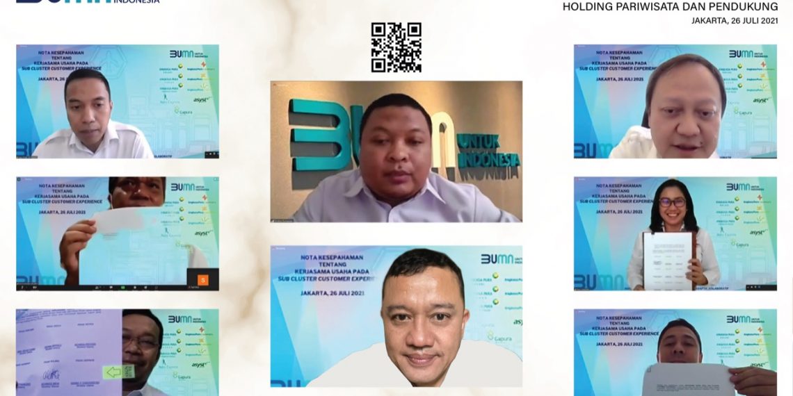 Sembilan Perusahaan Ekosistem Pariwisata Teken MoU   Kerjasama untuk PEN