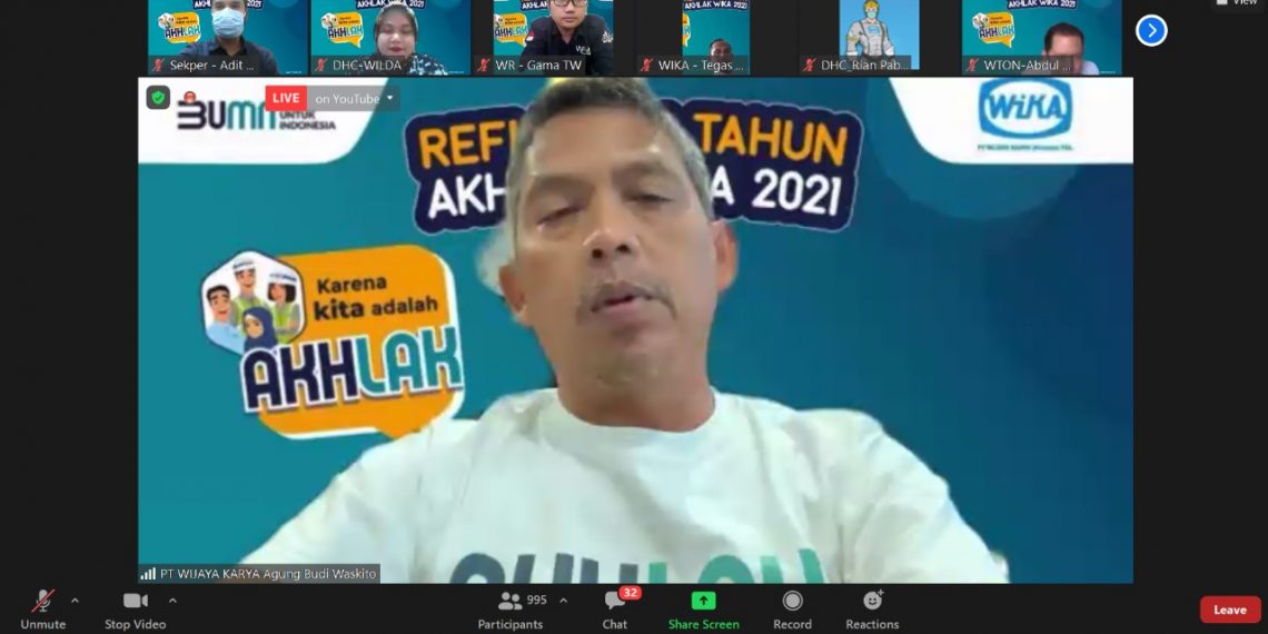WIKA Grup Helat Refleksi 1 Tahun AKHLAK