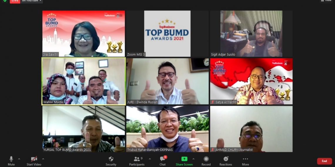 Pertahankan Kinerja, Perumda Lae Nciho Ikuti Penjurian TOP BUMD Awards 2021