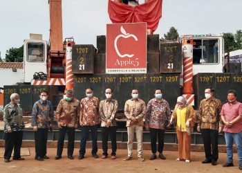 Vila di Tengah Kota Ini Mulai Dibangun